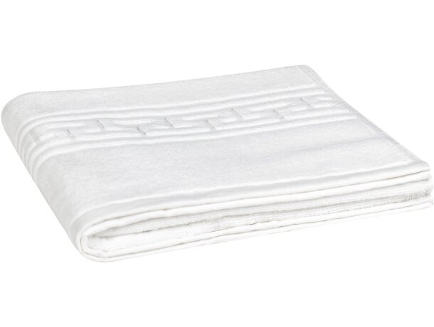 Toalla Sirius blanca 110x60 cm rizo algodón con impresión 650 g/m² detalle 1