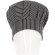Gorro de cocina Ratatouille raya diplomática negro blanco detalle 2