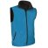 Chaleco de cuello alto multicapa Valento personalizado azul claro