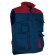 Chaleco multibolsillo bicolor con forro interior Valento azul barato