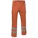 Pantalón multibosillos de sarga con reflectantes Valento personalizado naranja