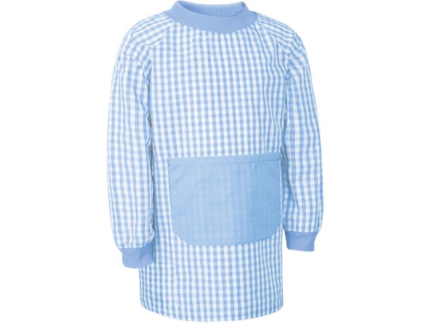 Bata Garden cuadros infantil con bordado, logotipo impreso detalle 1