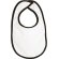 Babero Childhood con doble capa absorbente e impermeable Blanco/negro