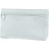 Neceser Sonia impermeable con doble tejido y cremallera Blanco