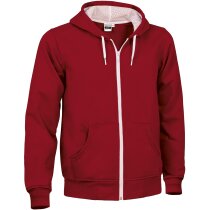 Sudadera con capucha y cremallera bicolor Mamut