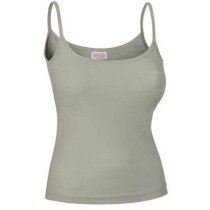 Camiseta tirante fino de mujer Valento beige
