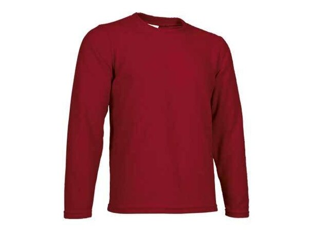 Forro polar de cuello redondo Valento rojo