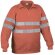 Sudadera de felpa con bandas reflectantes Valento personalizada naranja
