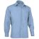 Camisa de hombre de trabajo con manga larga Valento azul claro