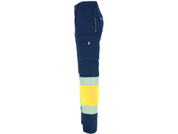 Pantalón alta visibilidad Aberdeen bicolor multibolsillos detalle 3