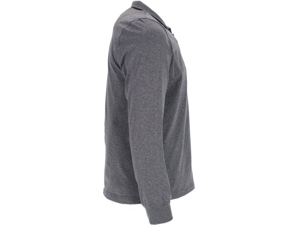 Polo técnico Europa cuello cisne cremallera transpirable detalle 5