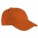 Gorra básica en algodón Valento naranja para empresas