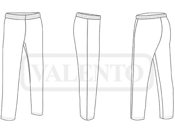 Pantalón laboral poliéster-algodón 200 g/m2 detalle 1