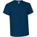Camisetas manga corta unisex algodón ring spun 190 g/m2 Wave Azul marino orion