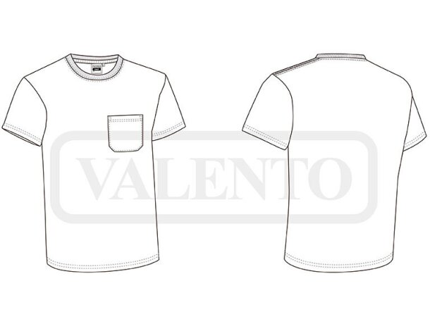 Camiseta con bolsillo Eagle Valento detalle 1