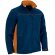 Chaqueta softshell Thunder con tres capas y bolsillos Azul marino orión/naranja fiesta