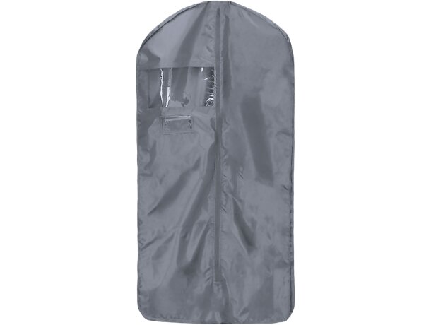 Portatraje personalizado Sherpa ventana transparente Oxford gris detalle 1