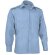 Camisa de trabajo manga larga de hombre Valento personalizada azul claro