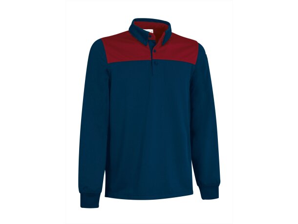 Polo Hurricane piqué técnico manga larga con perchado térmico detalle 1