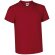 Camiseta cuello de pico Sun Valento Rojo loto