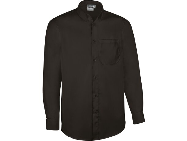 Camisa President algodón popelín 210 hilos blanca con bolsillo detalle 1