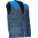 Chaleco trabajo ligero Thunder bicolor multibolsillos Gris cemento/azul royal