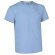 Camiseta cuello redondo 160 gr Racing Valento azul celeste