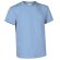 Camiseta básica manga corta cuello redondo Valento Valento azul claro