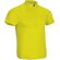 Maillot ciclismo Benasque transpirable con bolsillos traseros Amarillo flúor