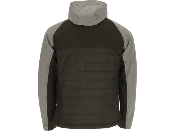 Chaqueta acolchada Bering con capucha softshell cortavientos detalle 4