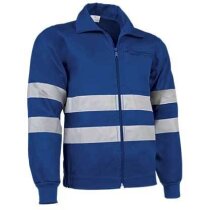 Chaqueta de sarga resistente con reflectantes Valento azul royal