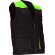 Chaleco trabajo ligero Thunder bicolor multibolsillos Naranja fiesta/verde manzana