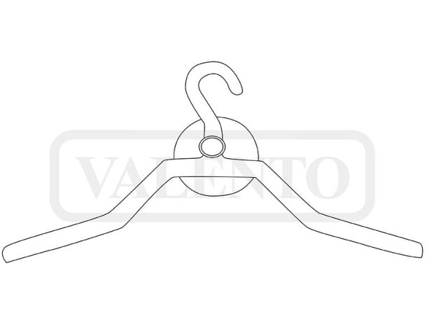 Mini percha con ventosa transparente de polipropileno 13 cm detalle 1