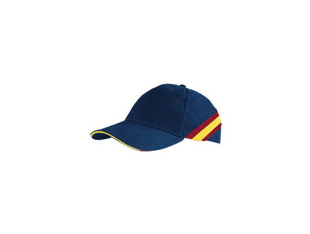 Gorra motivos bandera de España Valento azul personalizada