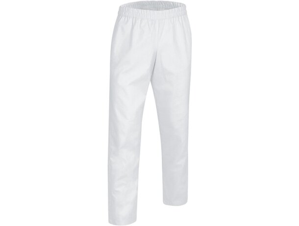 Pantalón laboral CLARIM sarga algodón reforzado azul marino cómodo detalle 1