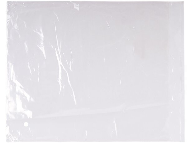 Bolsa Laredo polipropileno transparente solapa textil reciclable detalle 1