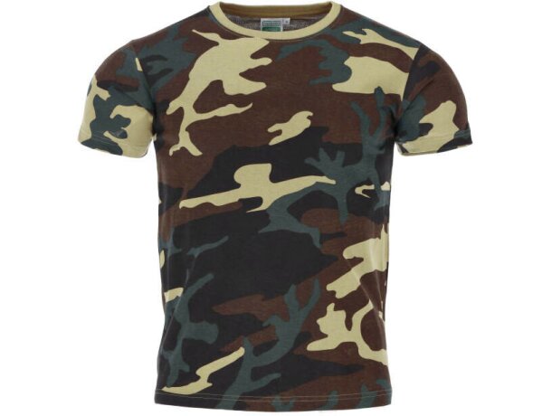 Camiseta manga corta grabada 100% algodón ring spun 160 g/m2 Jungle detalle 2