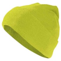 Gorro polar acrílico en colores de alta visibilidad Valento personalizado amarillo alta visibilidad