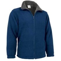 Chaqueta polar interior de color Valento personalizada azul