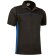 Polo Thunder Combinado Valento Negro/azul royal