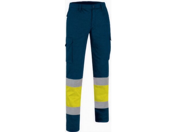 Pantalón alta visibilidad Myrland multibolsillos bicolor detalle 2