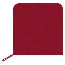 Paño de microfibra sencillo Valento personalizada roja