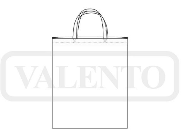 Bolsa de la compra asas cortas poliéster 110 g/m2 Bread detalle 1