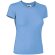 Camiseta de mujer ajustada de algodón 190 g/m2 Azul celeste