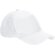 Gorra Odyssey Valento de sarga de algodón transpirable Blanco