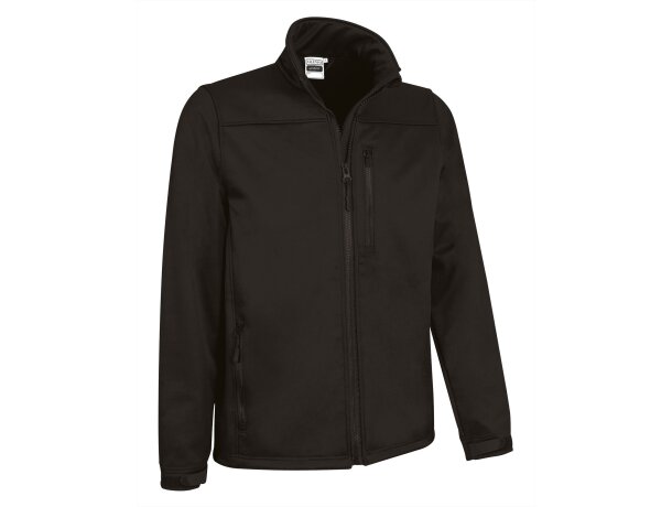 Chaqueta softshell Grizzly tricapa cortavientos para empresas detalle 1