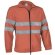 Sudadera de tejido polar con antireflectante Valento naranja
