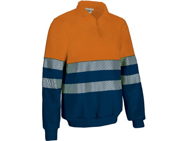 Sudadera alta visibilidad Stirling con bandas reflectantes detalle 5