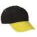 Gorra de niño en algodón con 5 paneles Valento personalizada negra