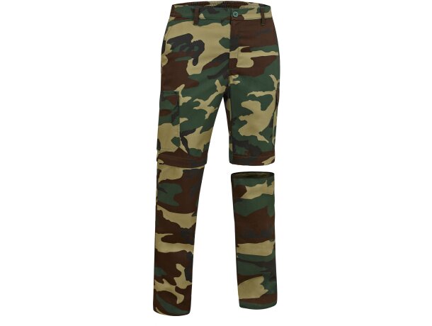 Pantalón desmontable Woodman con tejido ripstop y camuflaje detalle 5